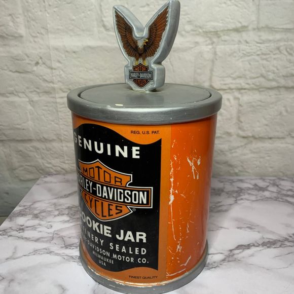 HarleyDavidson Accessories Harley Davidson Oil Can Cookie Jar